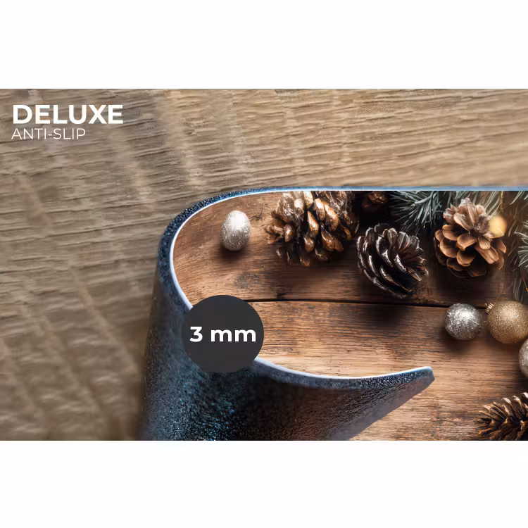 Placemat - 6 stuks - Kersthoekdecoratie - Dennenappels - Lichtjes — 4
