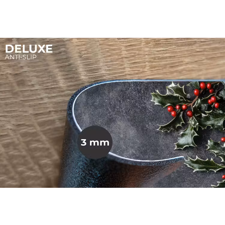 Placemat - 6 stuks - Winter - Hulst - Kerst - Beton — 4