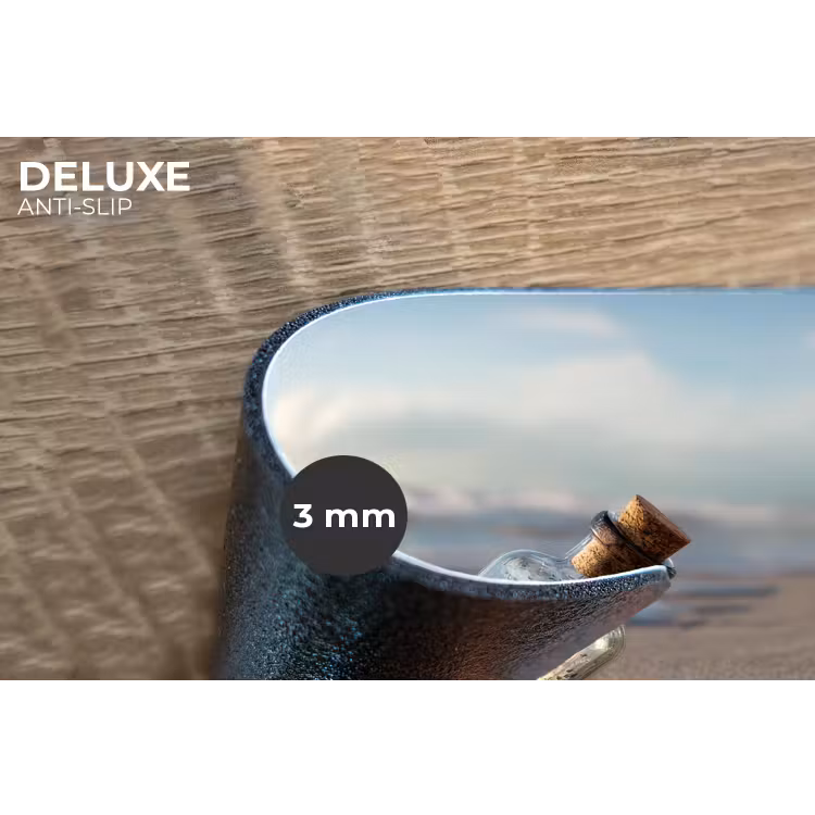 Placemat - 6 stuks - Glazenfles - Post - Zee - Zand — 4