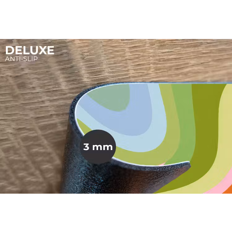 Placemat - 6 stuks - Lijnen - Pasteltinten - Golvend — 4