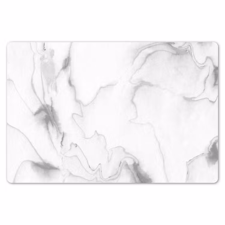 Placemat - 6 stuks - Marmer - Grijs - Wit - Abstract - Marmerlook — 7