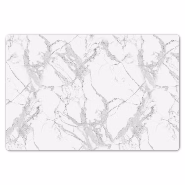 Placemat - 6 stuks - Marmer - Zuiver - Grijs - Aders — 7