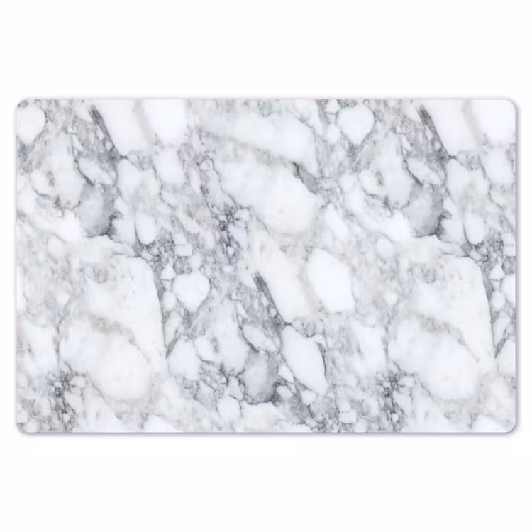Placemat - 6 stuks - Mozaïek - Marmer - Wit - Onregelmatig — 7