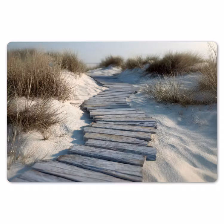 Placemat - 6 stuks - Pad - Planken - Duinen - Gras — 7