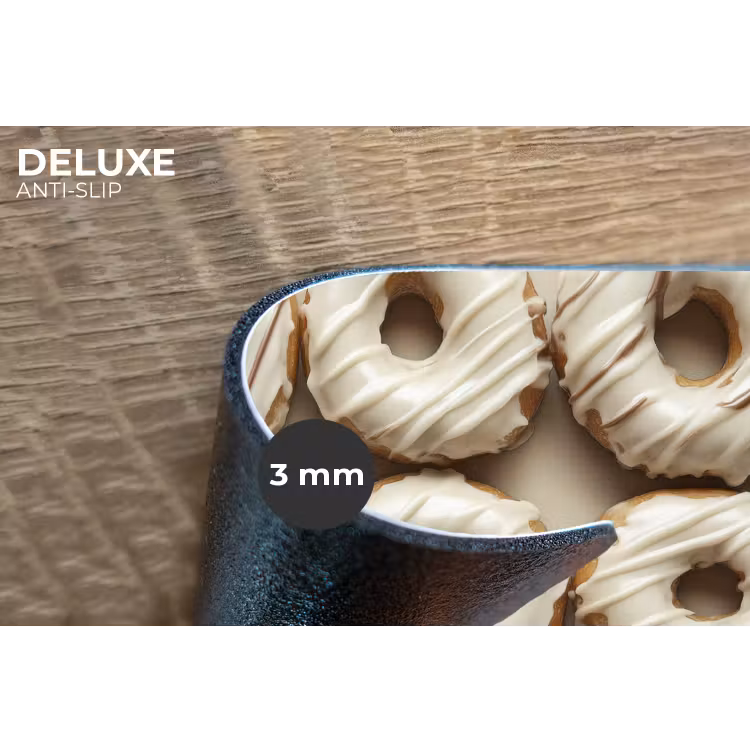Placemat - 6 stuks - Donuts - Chocolade - Wit - Beige — 4