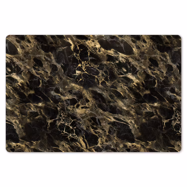 Placemat - 6 stuks - Kristal - Goud - Zwart - Marmer — 7