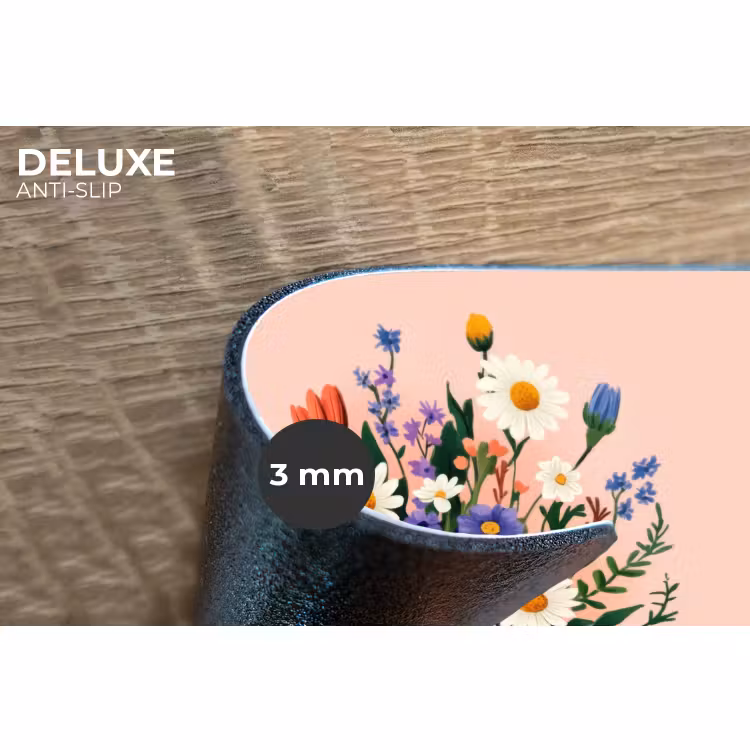 Placemat - 6 stuks - Margrieten - Boeket - Strikje - Roze — 4