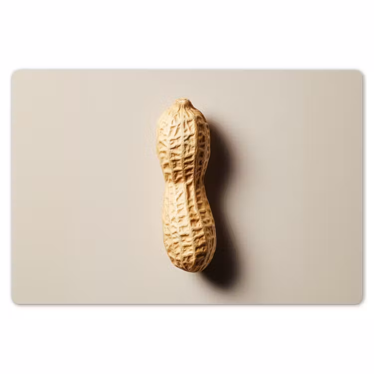 Placemat - 6 stuks - Pinda - Ruw - Beige — 7