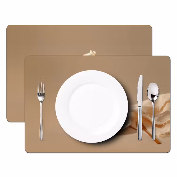 Placemat - 6 stuks - Vanilletaart - Cake - Romig — 2