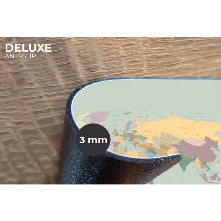 Placemat - 6 stuks - Wereldkaart - Realistisch - Kaart — 4