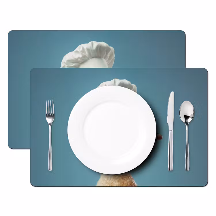 Placemat - 6 stuks - Eend - Koksmuts - Cute - Vogel — 2