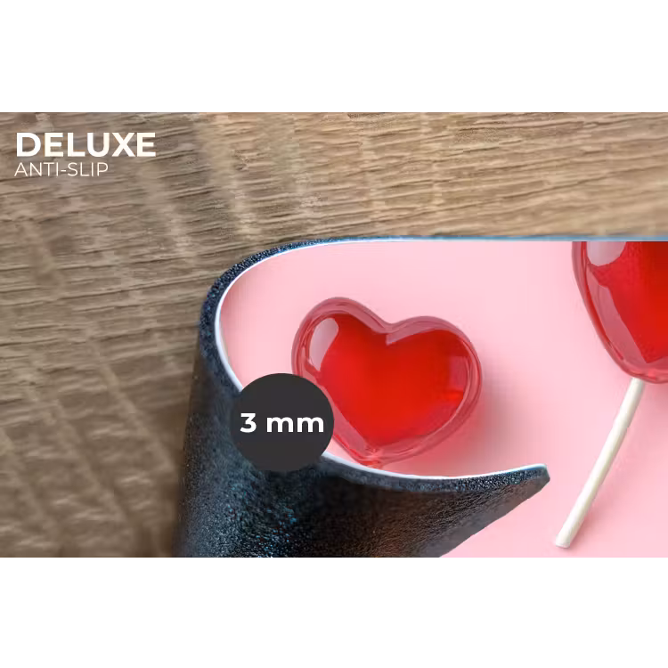 Placemat - 6 stuks - Lollies - Hartjes - Roze — 4