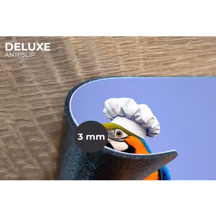 Placemat - 6 stuks - Papegaai - Koksmuts - Vogel - Leuk — 4