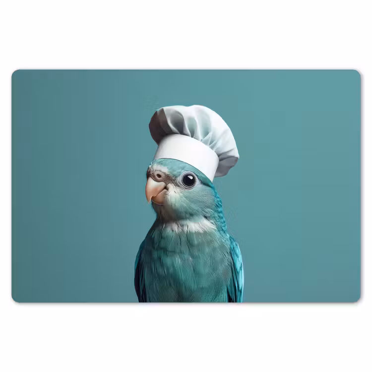 Placemat - 6 stuks - Parkiet - Vogel - Koksmuts - Cute — 7
