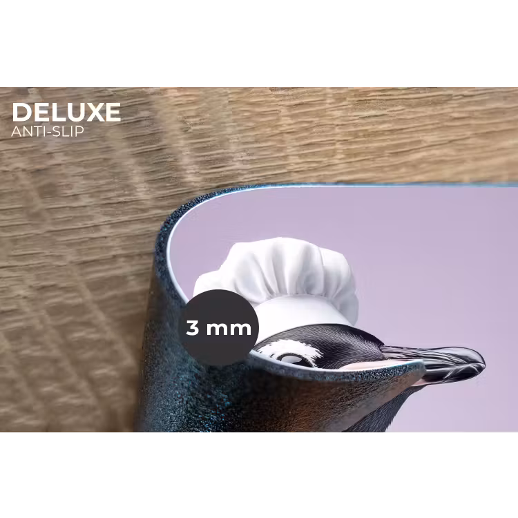Placemat - 6 stuks - Pinguïn - Koksmuts - Lief - Paars — 4