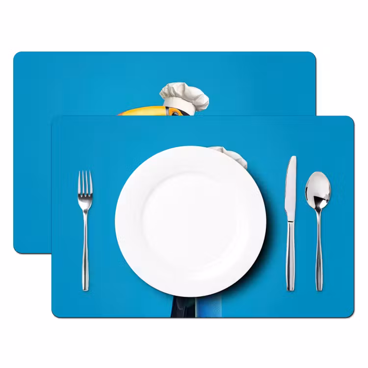 Placemat - 6 stuks - Tucan - Sokkel - Vogel - Koksmuts — 2