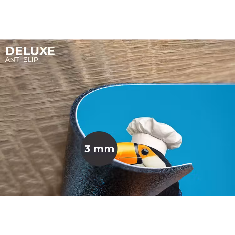 Placemat - 6 stuks - Tucan - Sokkel - Vogel - Koksmuts — 4