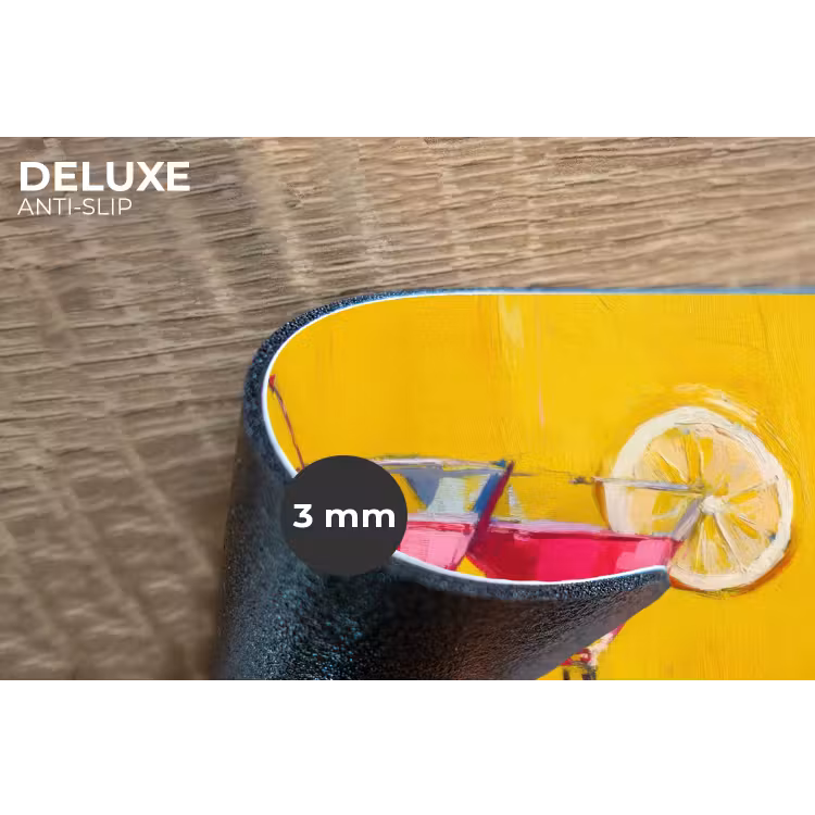 Placemat - 6 stuks - Glazen - Cocktail - Citroen - Kers — 4