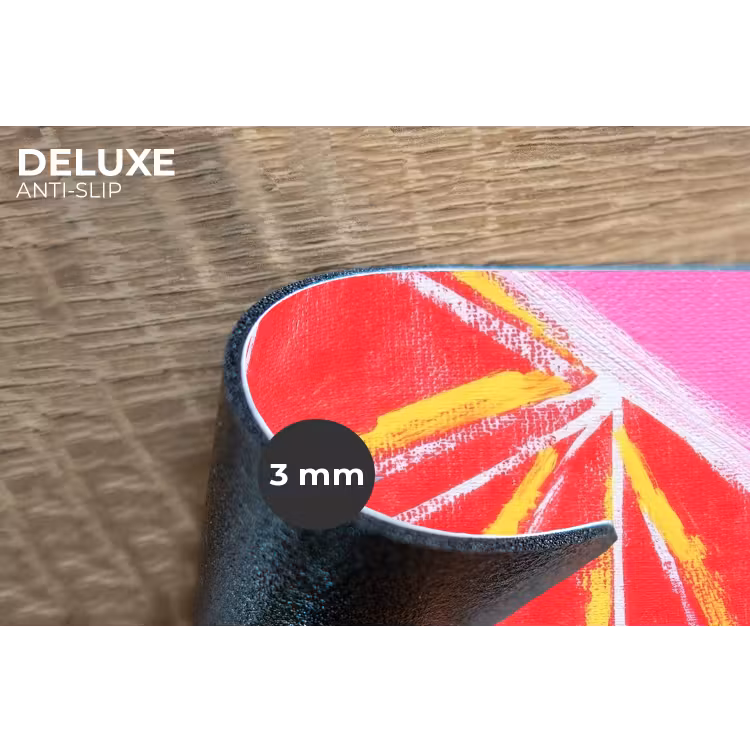 Placemat - 6 stuks - Grapefruit - Geschilderd - Roze - Strepen — 4