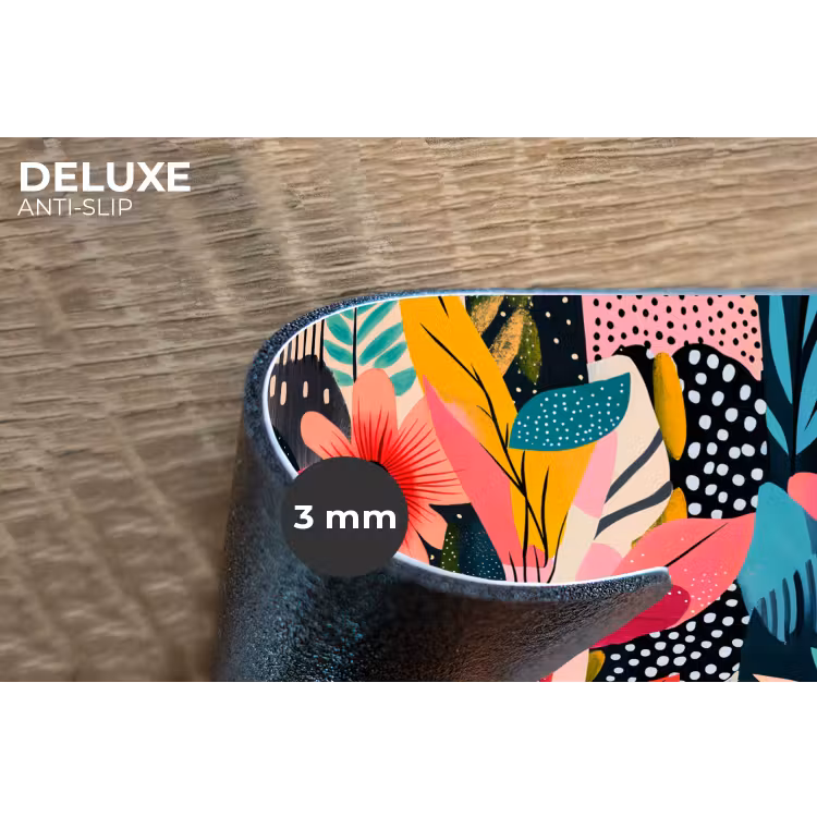 Placemat - 6 stuks - Schilderij - Abstract - Bloemen - Roze — 4
