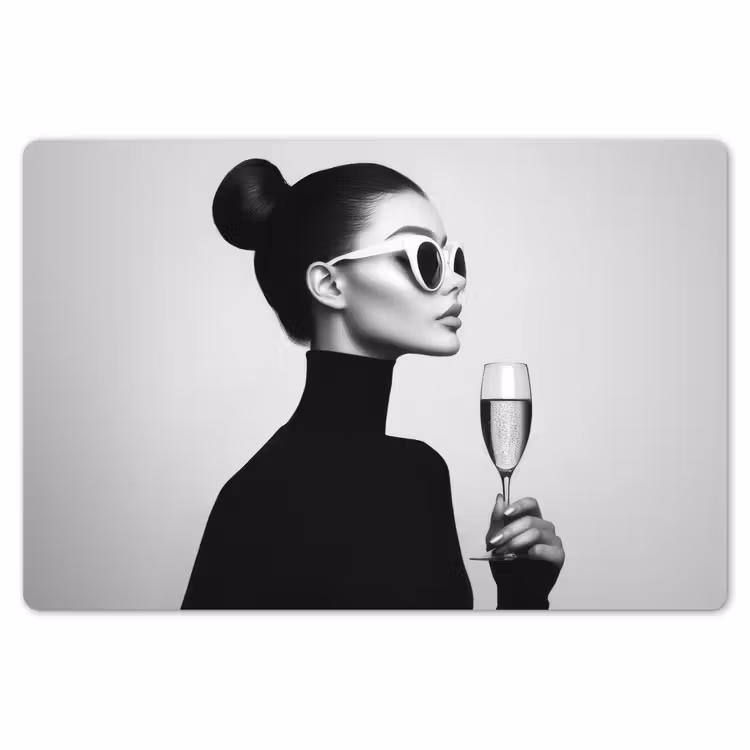 Placemat - 6 stuks - Vrouw - Champagne - Modern — 7