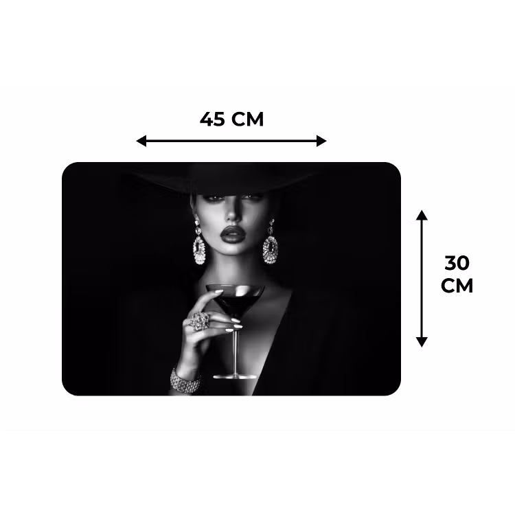 Placemat - 6 stuks - Vrouw - Cocktail - Chic — 3