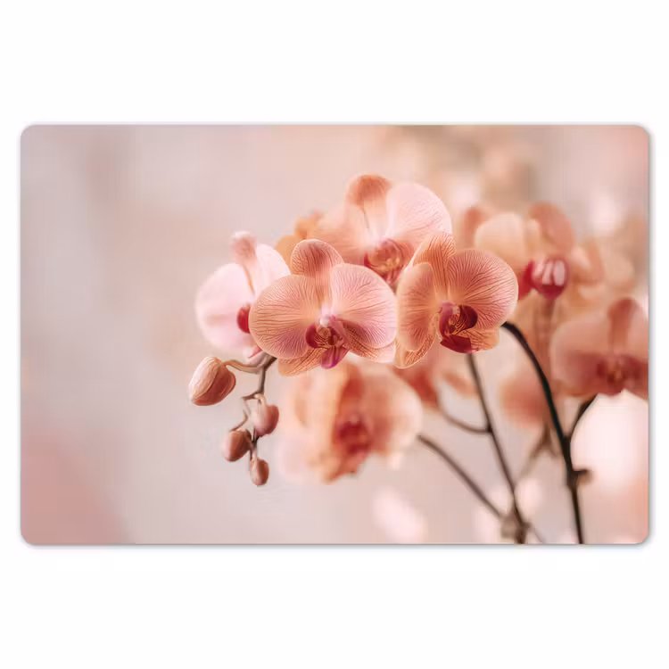 Placemat - 6 stuks - Orchidee - Bloemen - Roze - Bloemblaadjes — 7