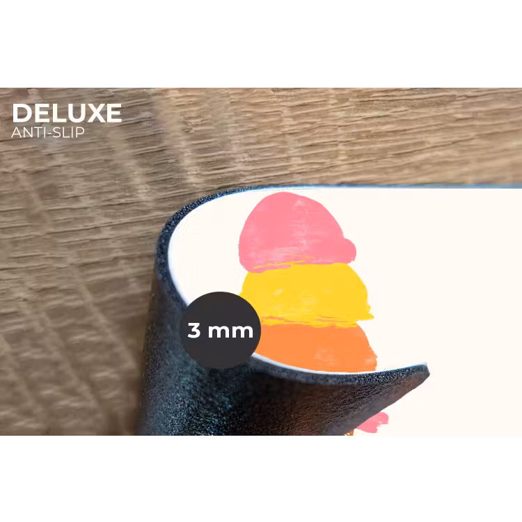 Placemat - 6 stuks - Schepijs - Hoorntje - Illustratie - Minimalistisch — 4