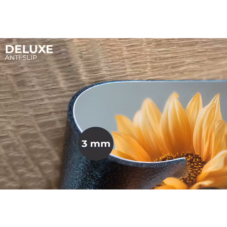 Placemat - 6 stuks - Zonnebloemen - Geel - Wazig — 4