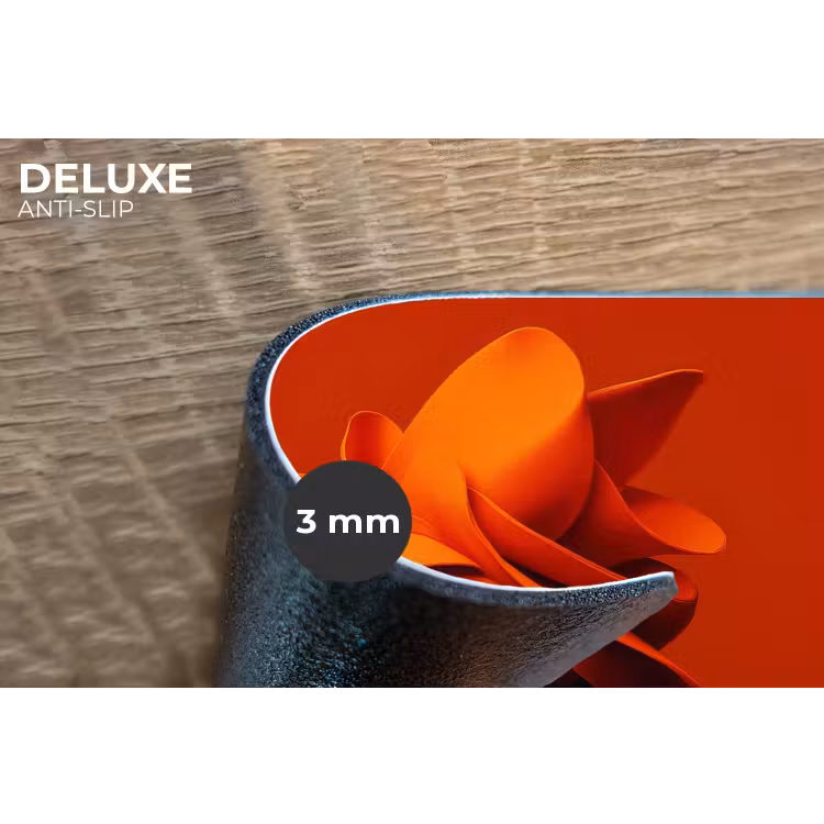 Placemat - 6 stuks - Oranje - Hoed - Vrouw — 4