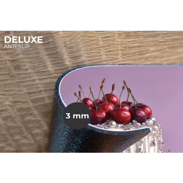 Placemat - 6 stuks - Taart - Kersen - Juwelen - Rood — 4