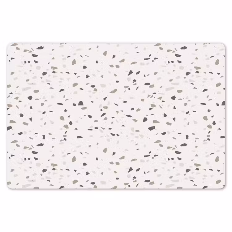 Placemat - 6 stuks - Terrazzo - Patroon - Créme — 7