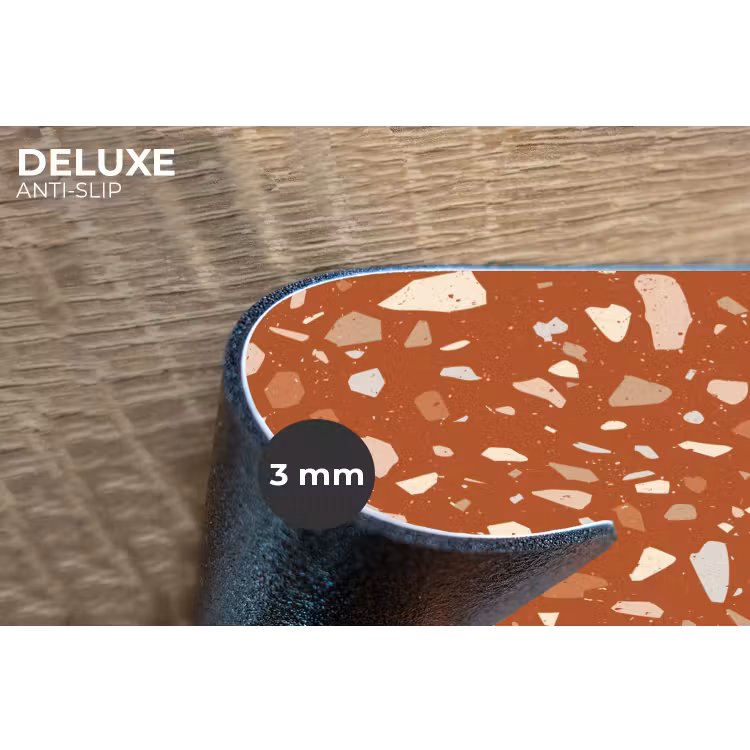 Placemat - 6 stuks - Terrazzo - Patroon - Klei — 4