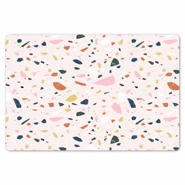 Placemat - 6 stuks - Terrazzo - Patroon - Kleurrijk — 7