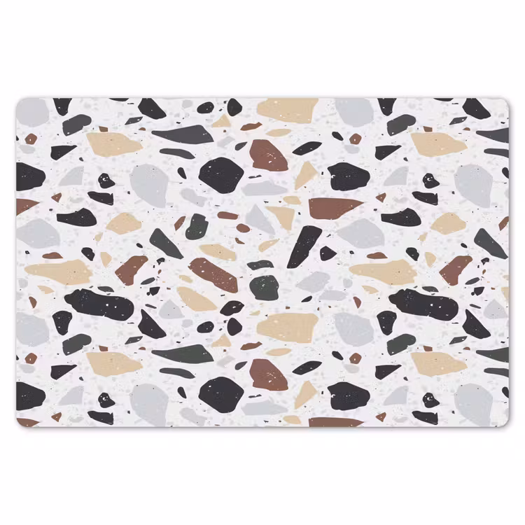 Placemat - 6 stuks - Terrazzo - Patroon - Kleurrijk - Klei — 7