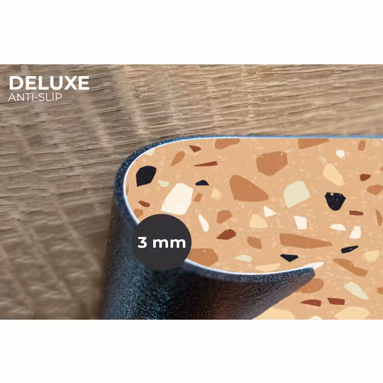 Placemat - 6 stuks - Terrazzo - Patroon - Kleurrijk - Oranje — 4