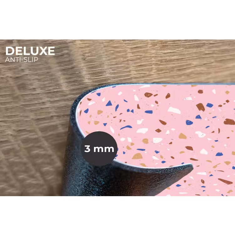 Placemat - 6 stuks - Terrazzo - Patroon - Kleurrijk - Roze — 4