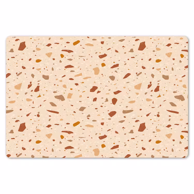 Placemat - 6 stuks - Terrazzo - Patroon - Kleurrijk - Steen — 7
