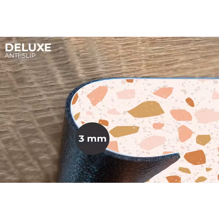 Placemat - 6 stuks - Terrazzo - Patroon - Kleurrijk - Zalm — 4
