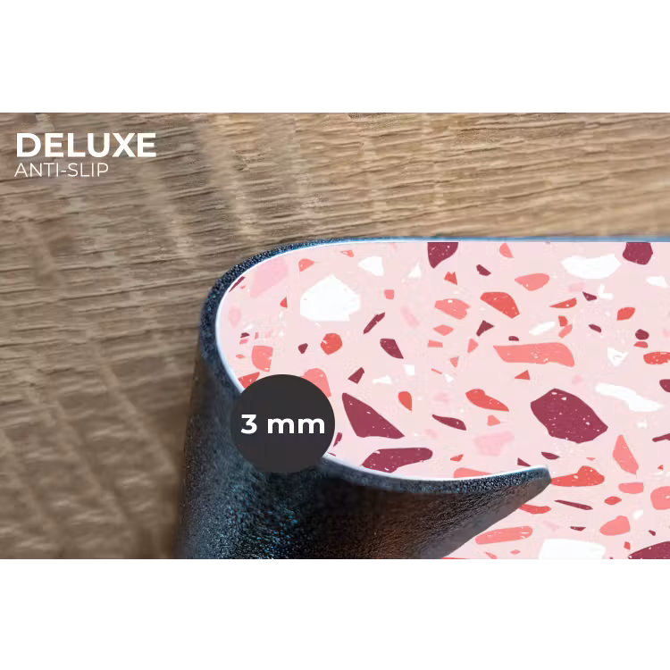 Placemat - 6 stuks - Terrazzo - Patroon - Roze — 4