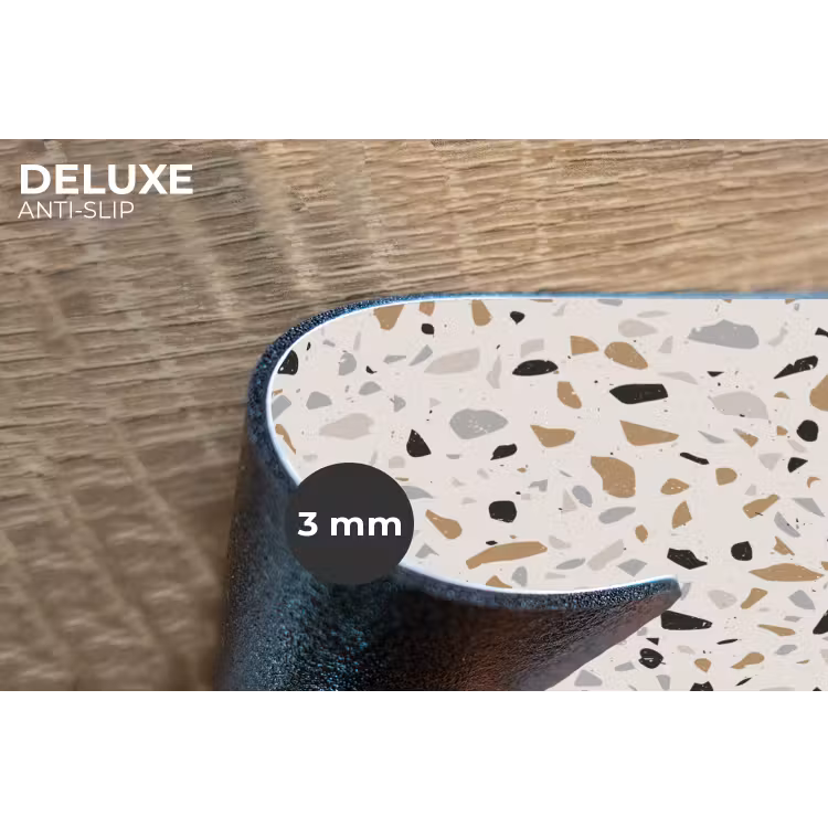 Placemat - 6 stuks - Terrazzo - Patroon - Staal — 4