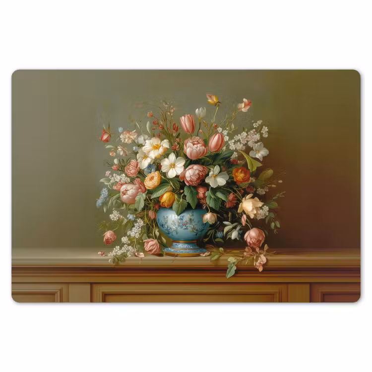 Placemat - 6 stuks - Vaas - Pastel - Kleuren - Bloemen — 7