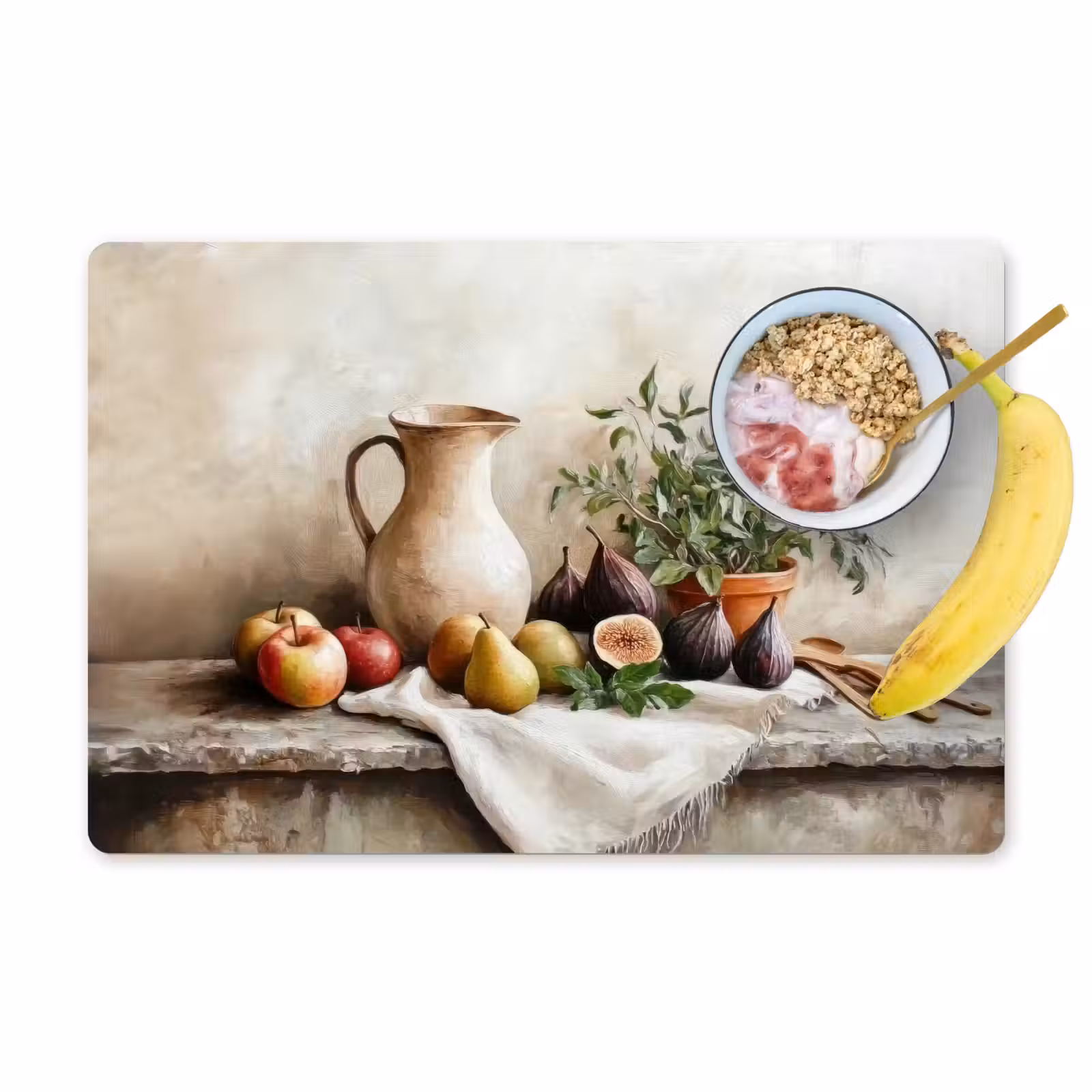 Placemat - 6 stuks - Fruit - Kruiden - Landelijk — 1