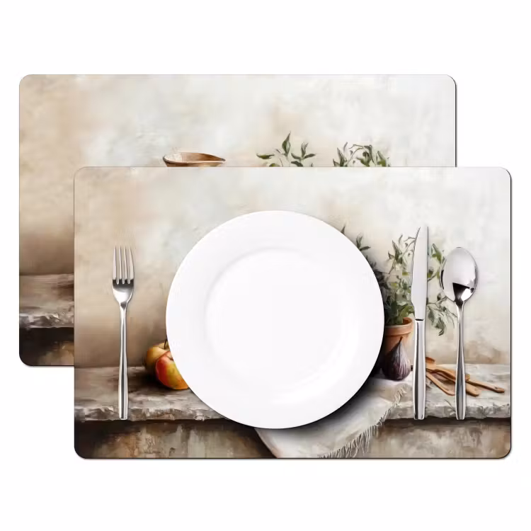 Placemat - 6 stuks - Fruit - Kruiden - Landelijk — 2