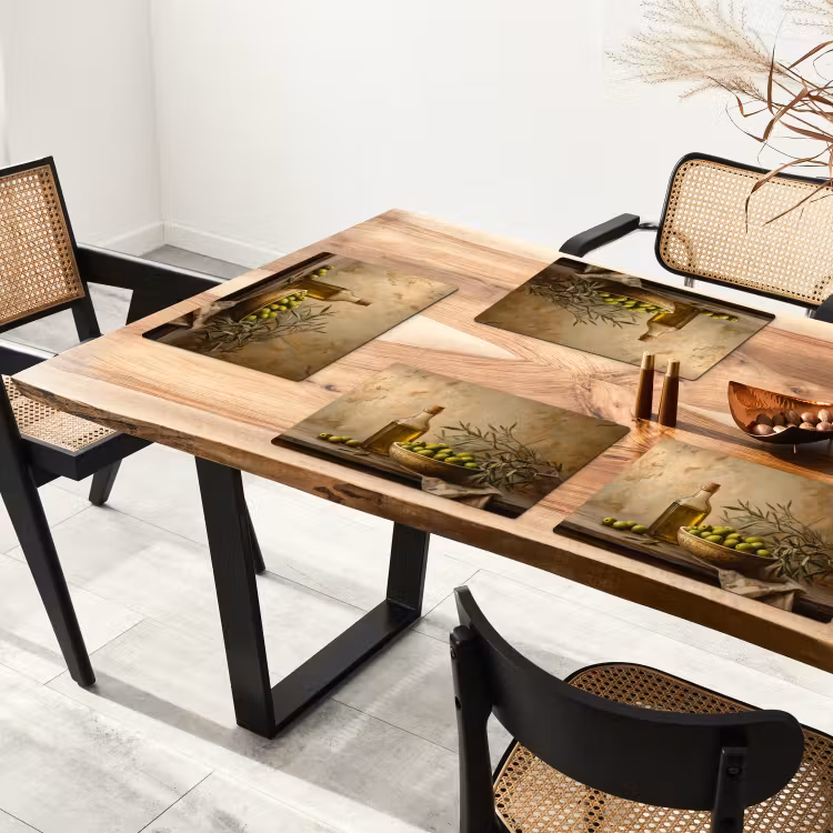 Placemat - 6 stuks - Olijven - Stilleven - Vintage — 5