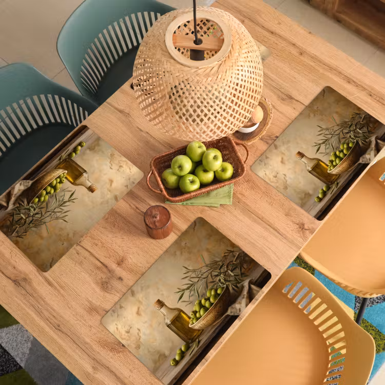 Placemat - 6 stuks - Olijven - Stilleven - Vintage — 6