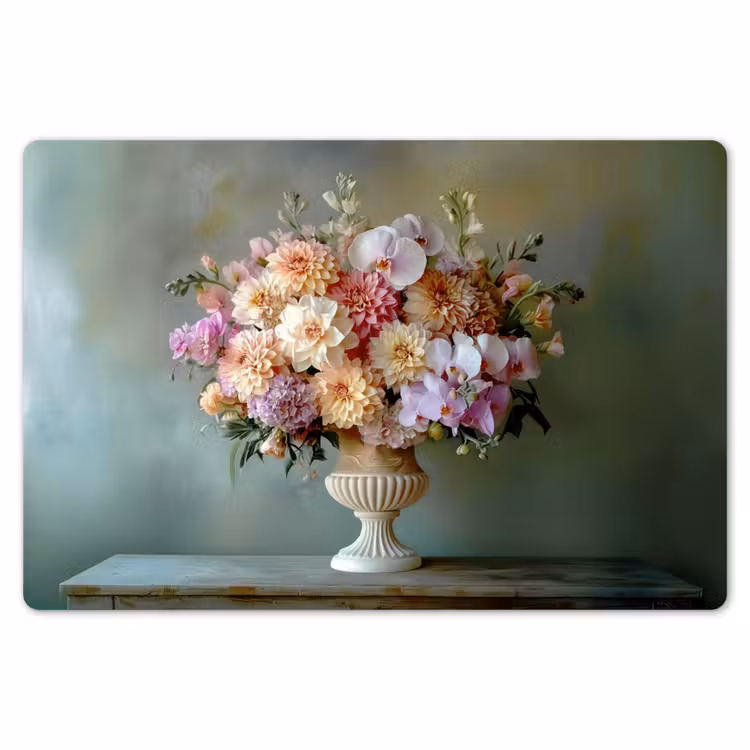 Placemat - 6 stuks - Orchidee - Boeket - Vaas - Bloemen — 7