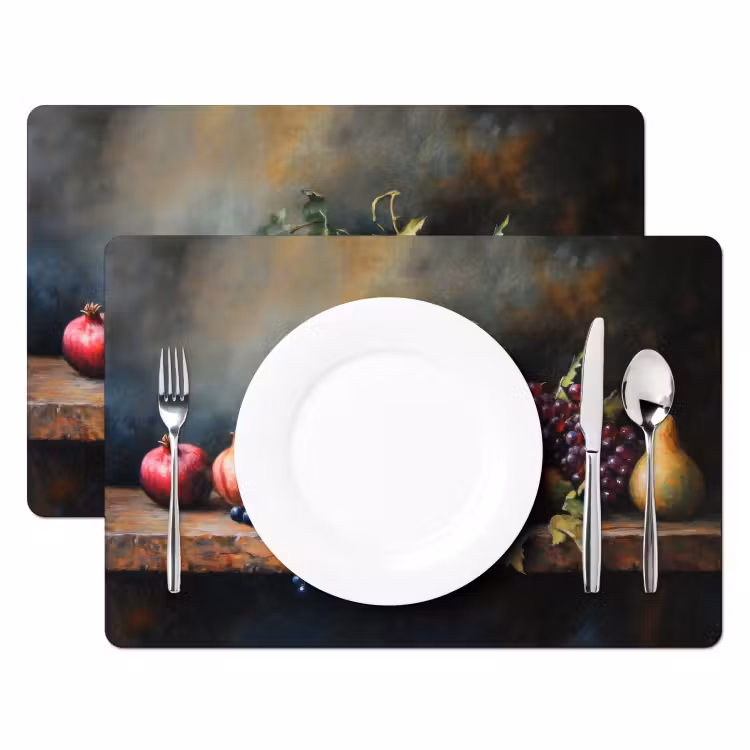 Placemat - 6 stuks - Rustiek - Stilleven - Fruit — 2
