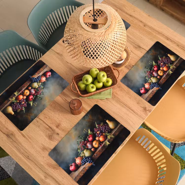 Placemat - 6 stuks - Rustiek - Stilleven - Fruit — 6