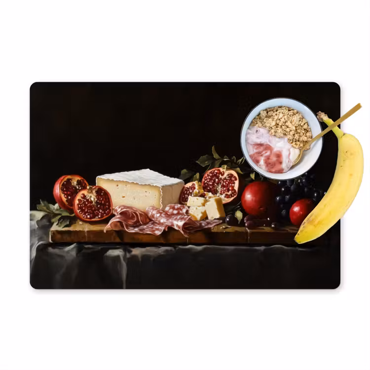 Placemat - 6 stuks - Stilleven - Vintage - Borrelplank — 1